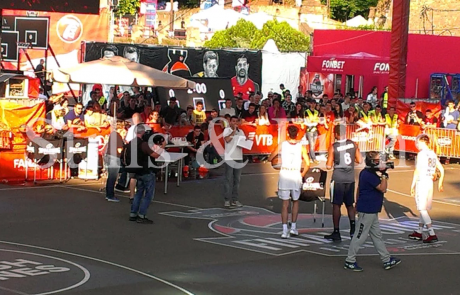 Final4 Belgrade - filming in fan zone