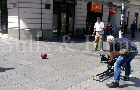 Final4 Belgrade - filming street scene