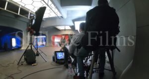 Video Production Budapest interviwing Yerin Ha (Kwan Ha) on Halo shoot for www.videocrewhire.com/video-production-budapest/