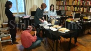 Filming a documentary for ARTE