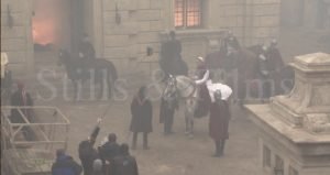 Video Crew Budapest filming with Jeremy Irons at The Borgias