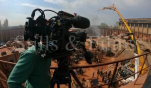 Video Crew Budapest filming the first seen of HALO with the Covenants outside of Budapest.