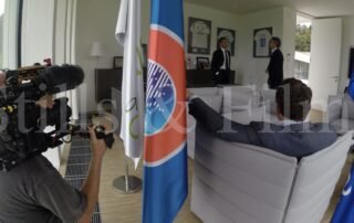 Video Crew Ljubljana filming b-roll at the Slovenian FA