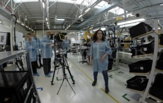 Corporate b-roll shoot with slider at Bang&Olufsen in Frydek Mistek