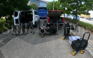 We had six cinema cameras on this film-set