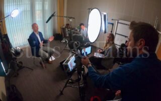 Video Crew Berlin films a corporate interview for a UK client