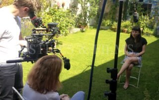 Video Crew Berlin on a documentary film shoot in Berlin