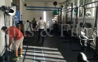 We are filming for Under Armour in Berlin