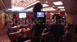 Multiple camera conference shoot at Forum Hotel In Budapest