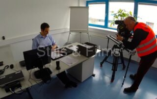 Video Crew Frankfurt cameraman films b-roll for a US client