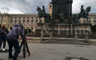 Filming b-roll in Vienna