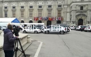B-roll at Hofburg for a corporate shoot in Vienna, Austria