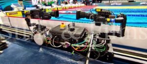 Working at the FINA World Championships in Budapest