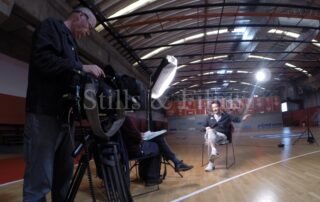 Filming a sports feature in Zagreb for a US client