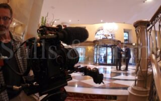 Filming at Grand Hotel Vienna for German clients