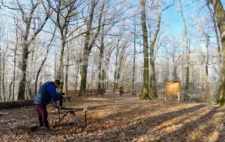 Filming at Hranicka Propast for Discovery Channel