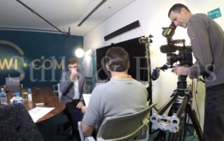 Filming in Brno at kiwi.com