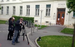 Filming in Graz for RAI