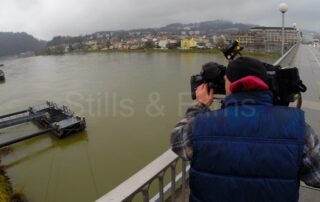 Filming in Linz, Austria for RAI