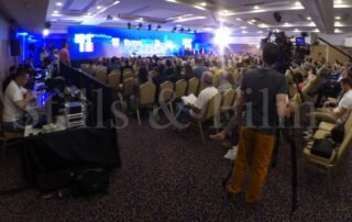 Video Crew Zagreb filming at a conference in Zagreb for a US client