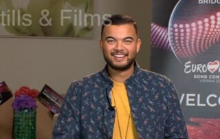 Filming with Guy Sebastian for Eurovision