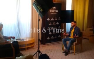 Filming with Guy Sebastian for Eurovision in Vienna