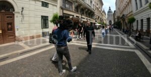 Filming a feature for Huawei in Budapest