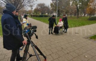 Indie short film shoot for a French client in Budapest