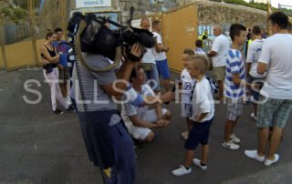 Video Crew Zagreb interviewing soccer fans for the UEFA