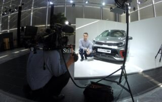 Video Crew Frankfurt cameraman filming for KIA in Frankfurt