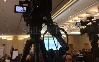 Video Crew Frankfurt camera crews filming a symposium for a US client