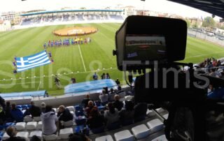 Video Crew Sofia filming at UEFA U17 Championships