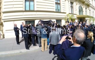 Unveiling Feng Shan Ho's memorial in Vienna
