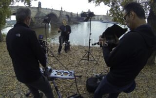 Video Crew Prague filming for Microsoft's "Garage" programme in Prague