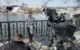 Video Crew Prague's live position in downtown Prague