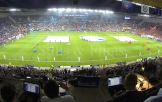 Video Crew Prague filming at the Chelsea vs Bayern Munich match for BeinSports in Prague