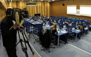 Video Crew Vienna filming at UNIDO conference