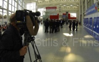 Covering an international conference iat Vienna Messe for a UK client