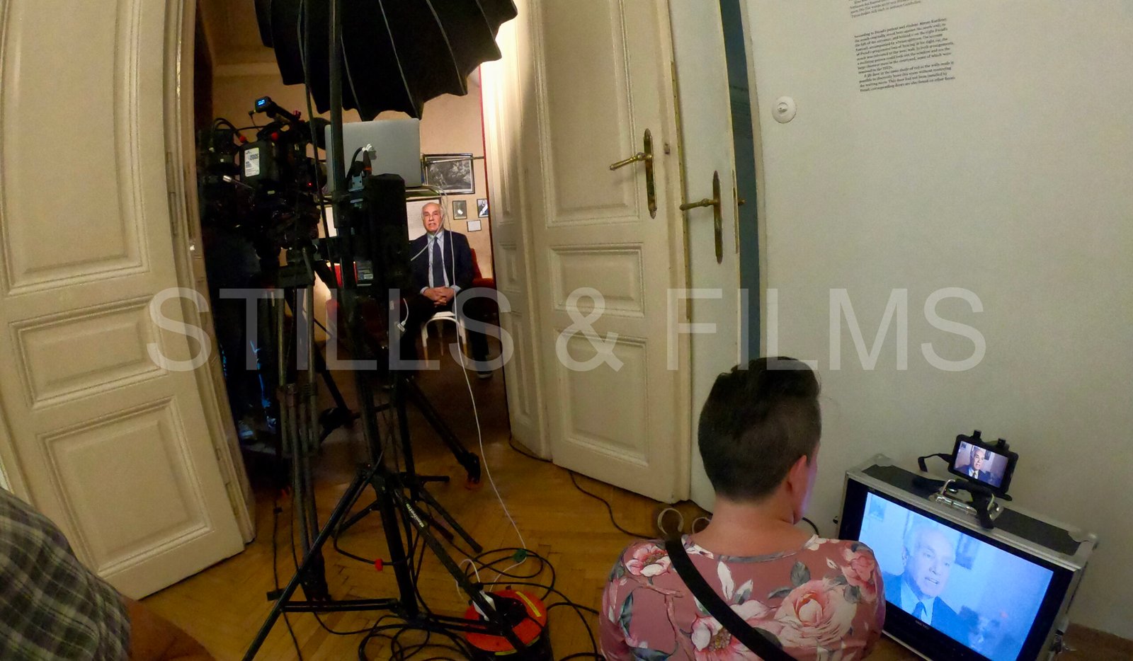 Remote video production in Vienna at the Sigmund Freund Museum for a US documentary production.
