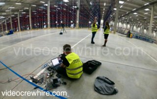 On location at Tesco in Hungary. January 2025