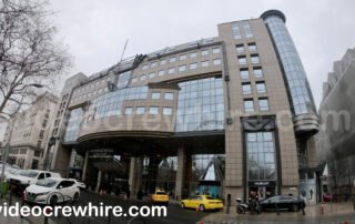 Filming with Adrian Lester for the BBC in Budapest, Hungary. March 2025