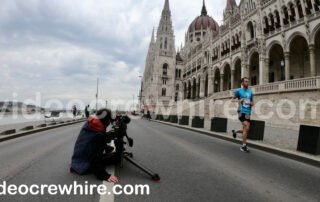 Filming the EU Run for the European Parliament in Budapest, Hungary. Mid May 2025