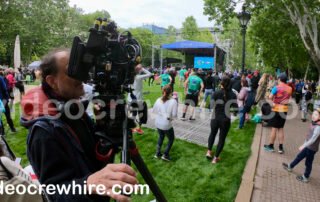 Filming the EU Run for the European Parliament in Budapest, Hungary. Mid May 2025