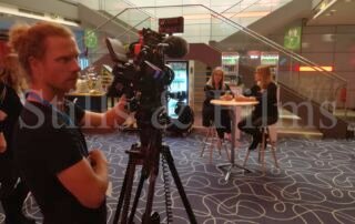 Our Munich based video crew filming Coca Cola’s All Hands Meeting
