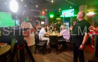 Our Munich based video crew works on a live programme for the US team Kansas City Chiefs