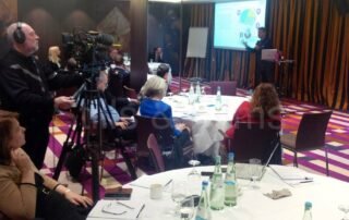 Our Munich based video crew films a conference for the international law firm Dentons in Munich
