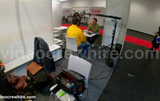 We were providing production support to a Spanish client at the Frankfurt Book Fair. Mid October 2025